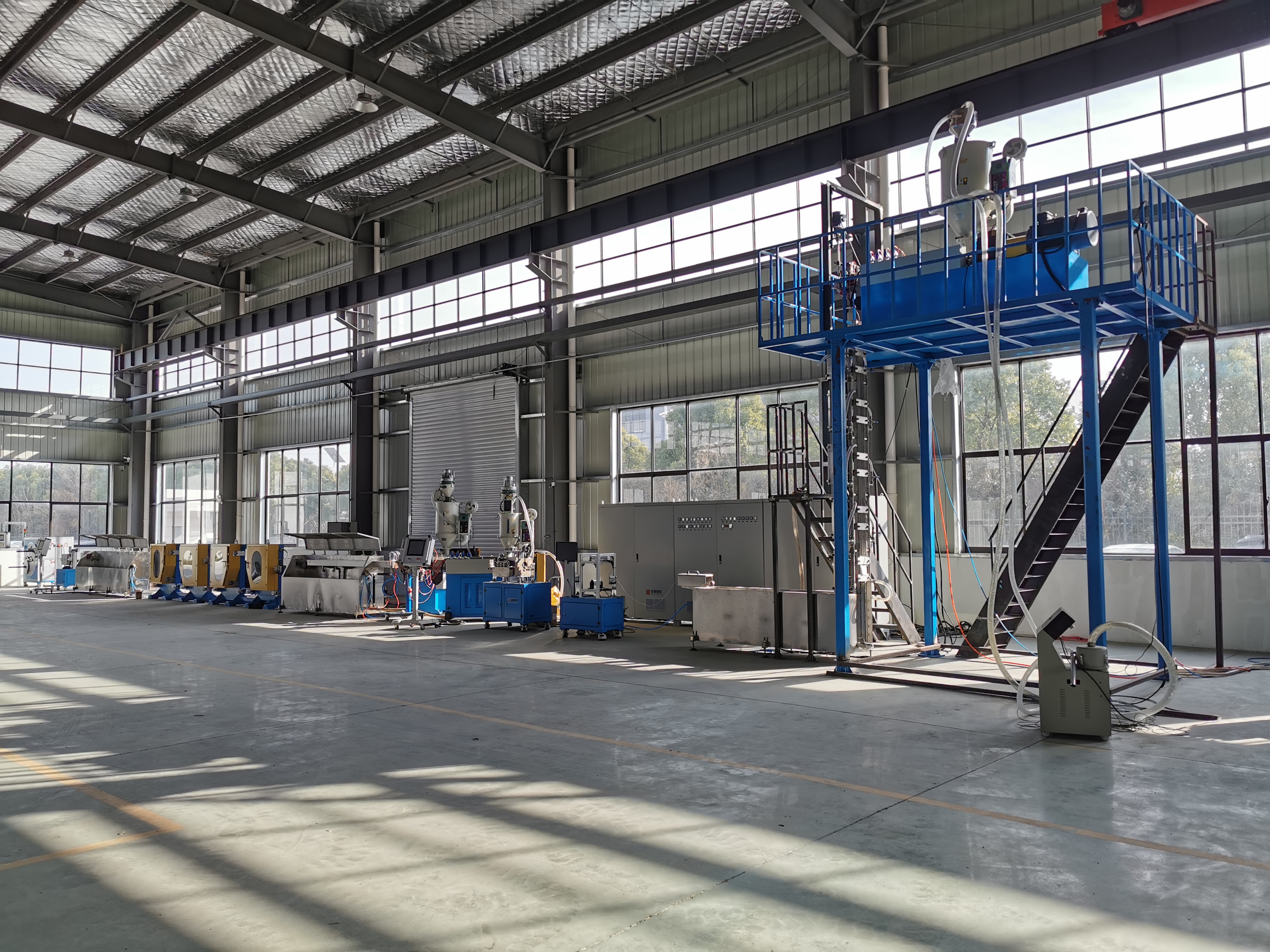 Shock Tube/Non-electric Detonator Extrusion Line