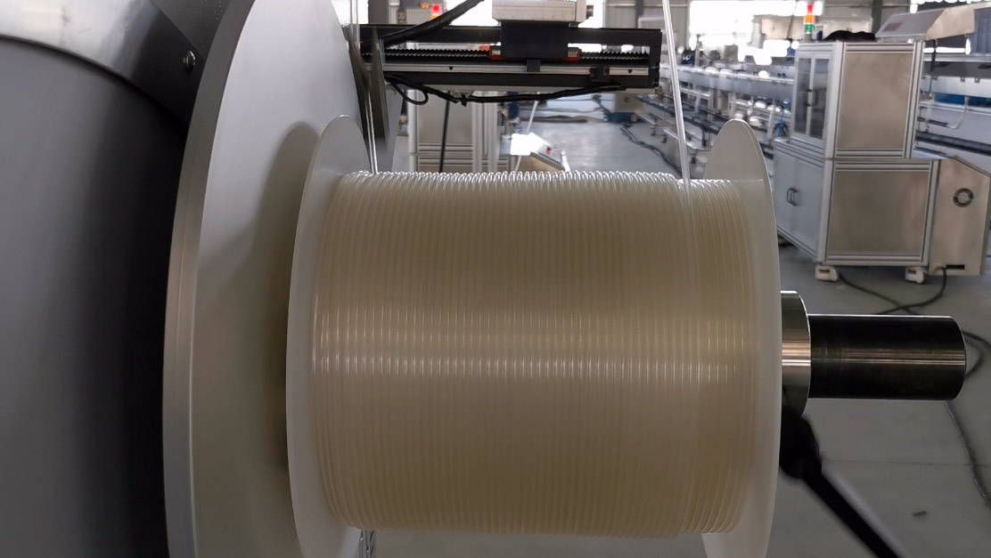 Multiple Sets of High Speed SPVC Medical Tube Extrusion Line Testing