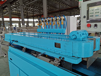 PA PE PP PVC High speed single wall corrugated pipe extrusion line 2024090601
