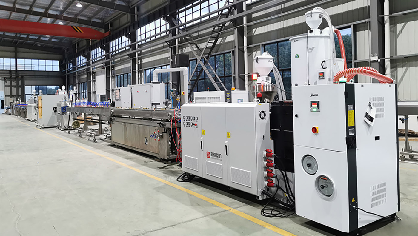 TPV Knitting Composite Pipe Extrusion Line