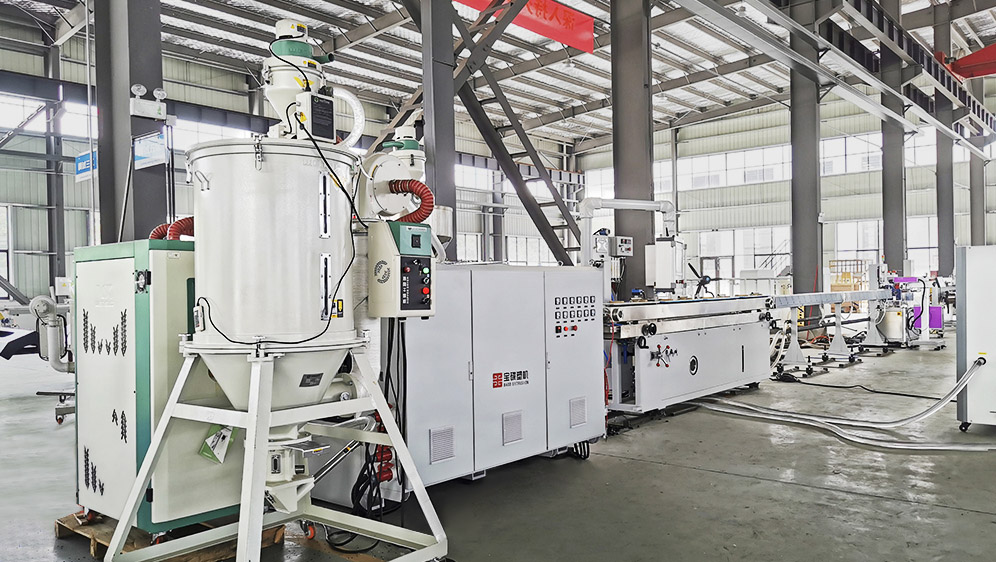 SXG-65 PA(Nylon) Precision Tube Extrusion Line Commissioning( Include Fiber Laser Printer )