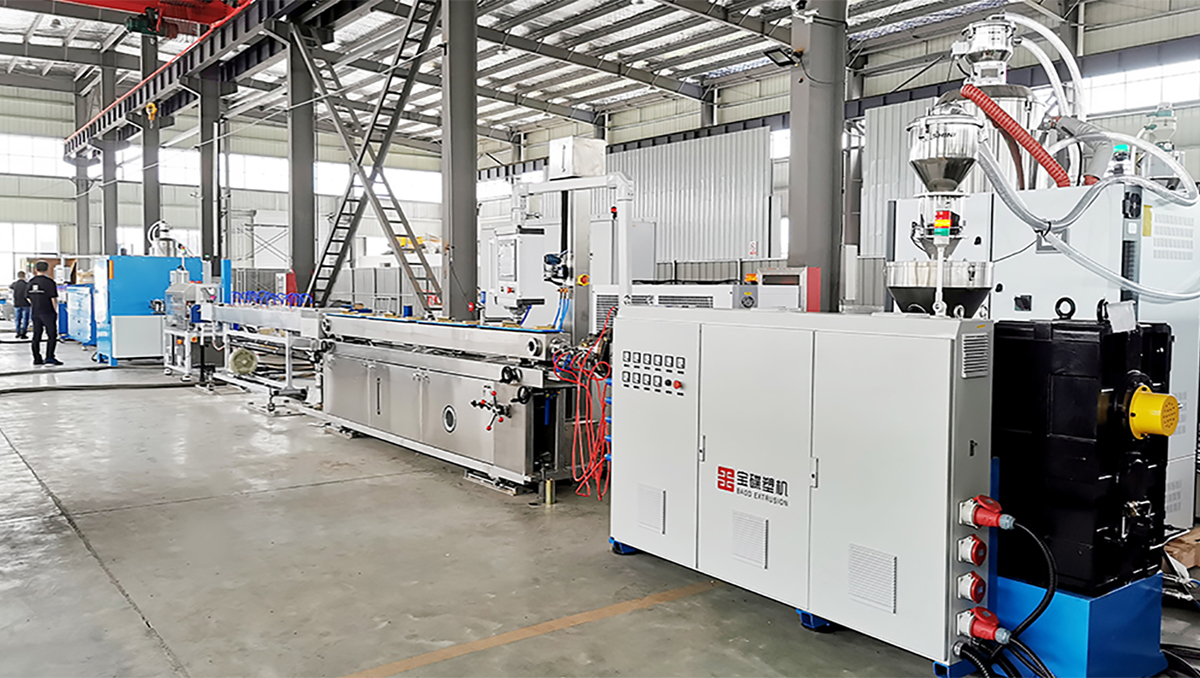 New TPV Knitting Composite Pipe Extrusion Line